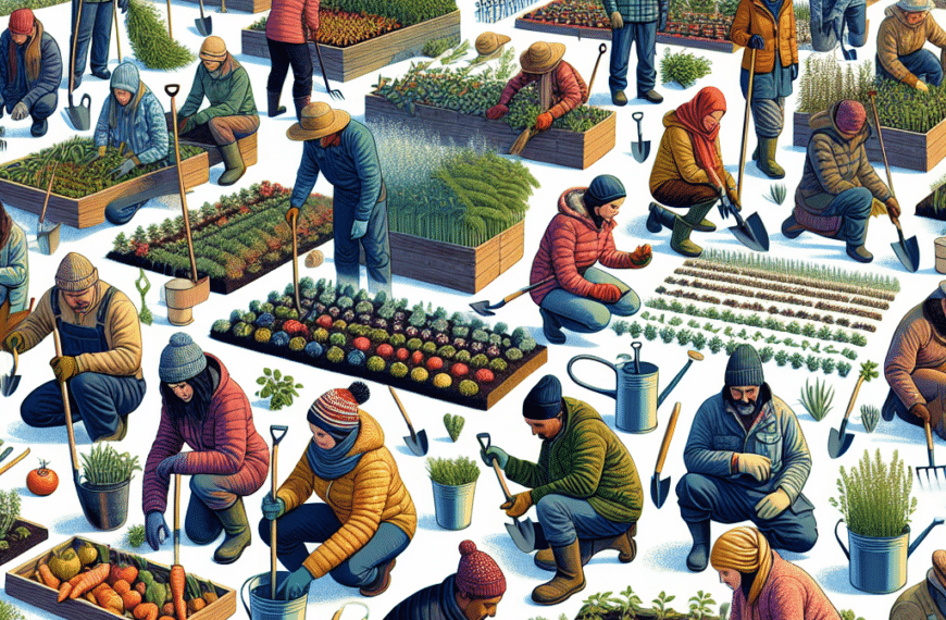 Calendario de Tareas y Cultivos del Huerto para Enero