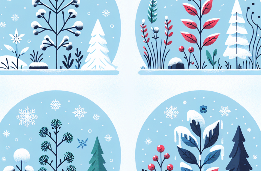 Plantas Resilientes: Cuatro Especies que Brillan en el Invierno