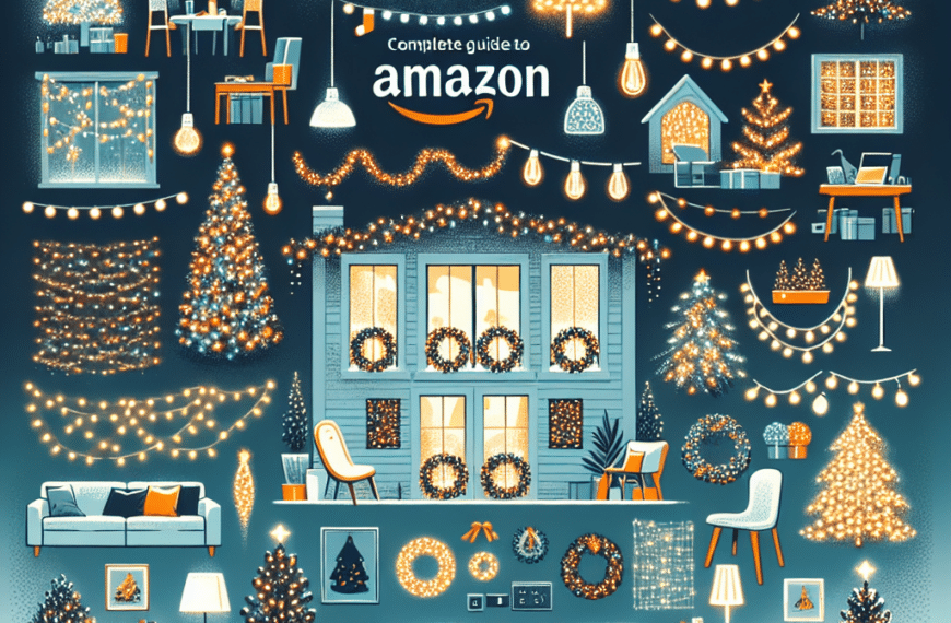 Ilumina tu Hogar con Estilo: Guía Completa de Luces Navideñas en Amazon