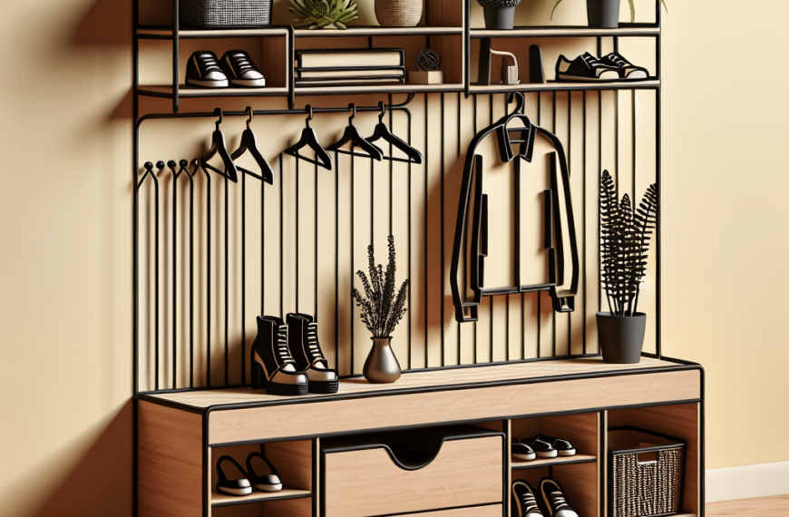 Mueble Todo en Uno: Banco con Almacenaje, Zapatero y Perchero por 300 Euros
