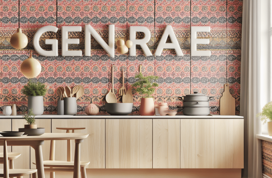 Papel Pintado en la Cocina: Descubre el Encanto del Estilo Nórdico Vibrante