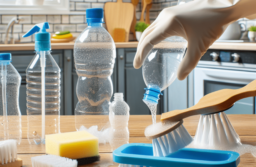 Transforma Botellas Plásticas en Soluciones de Limpieza para el Hogar