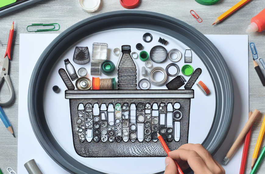 Convierte Tapas Plásticas en Prácticos Organizadores para el Hogar