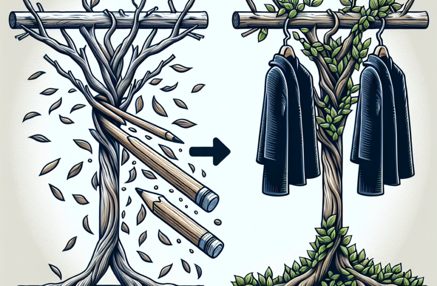 Crea un Elegante Perchero Económico a Partir de una Rama Caída