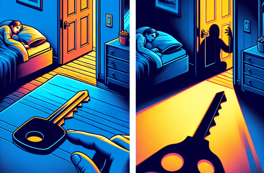 ¡Cuidado! Un Experto Revela los Peligros de Dormir con la Llave Puesta en la Puerta