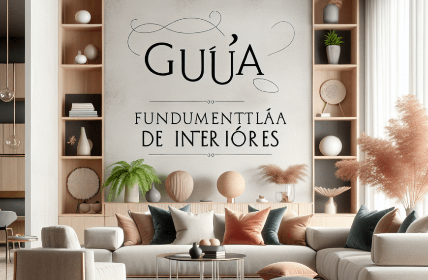 Guía Fundamental para la Decoración de Interiores