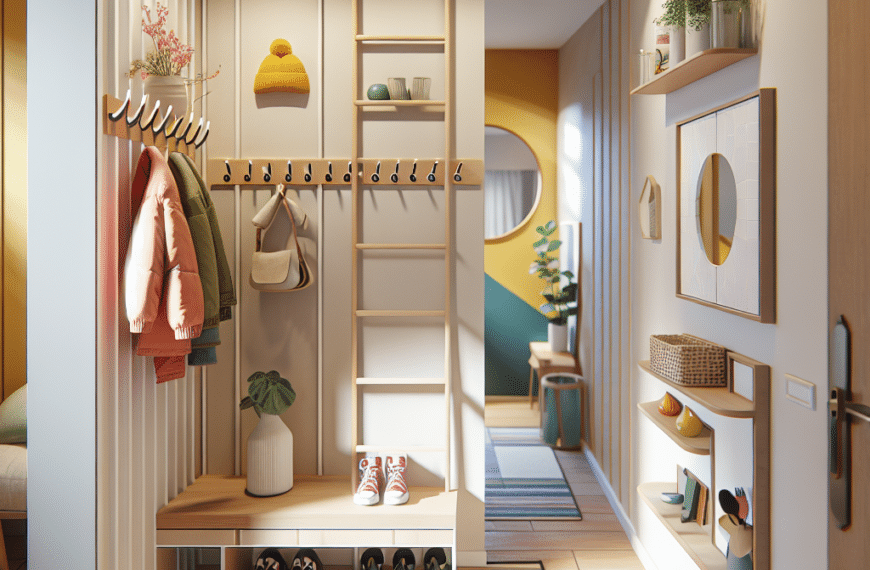 Renueva tu Entrada: Ideas de Almacenamiento para Recibidores Pequeños