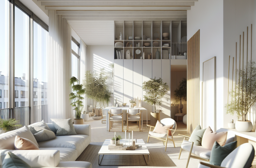 Ático Escandinavo: Maestría en Espacios con Color y Luz