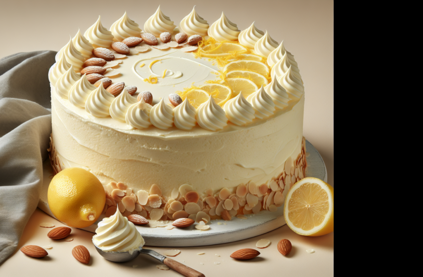 Delicioso Bizcocho de Limón, Almendra y Mascarpone: ¡Esponjoso y Fácil de Preparar!