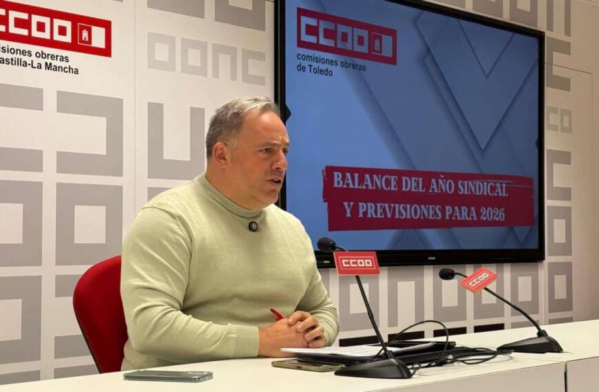 CCOO Toledo fija objetivos para 2026: Progresar en salarios, empleo y derechos laborales.