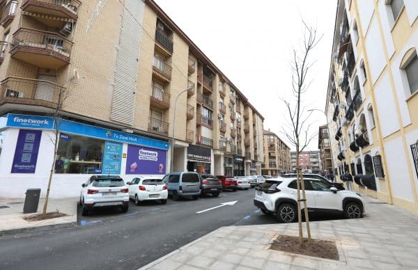 El Ayuntamiento planta 60 nuevos árboles en Santa Teresa tras la renovación de aceras y pavimento.