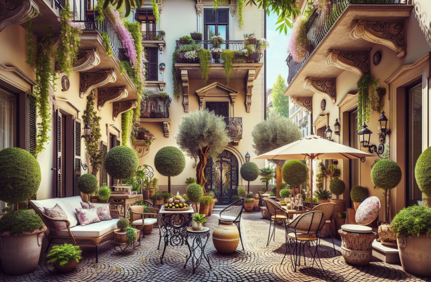 Encanto Italiano: Inspiración para Terrazas en Milán