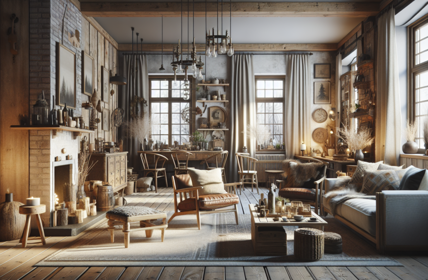 Hogar con Historia: Combinando Encanto Nórdico y Detalles Vintage