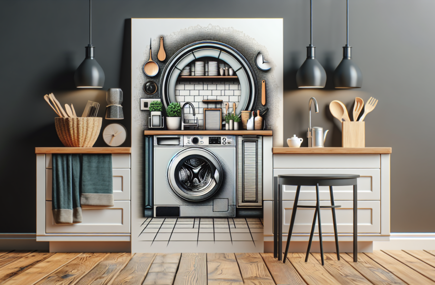 Optimización Estética: Lavadora en la Cocina