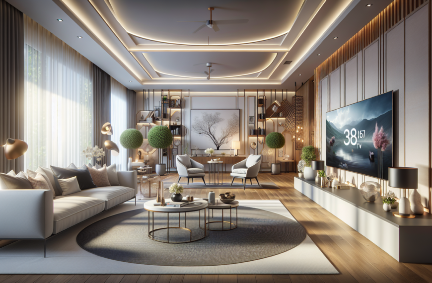 Fusión Moderna: Integra Elegancia y Tecnología con una Smart TV en tu Hogar