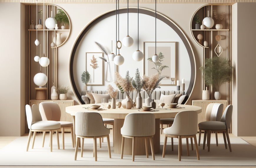 Mesas Redondas para Comedor: Optimización Perfecta para Espacios Pequeños