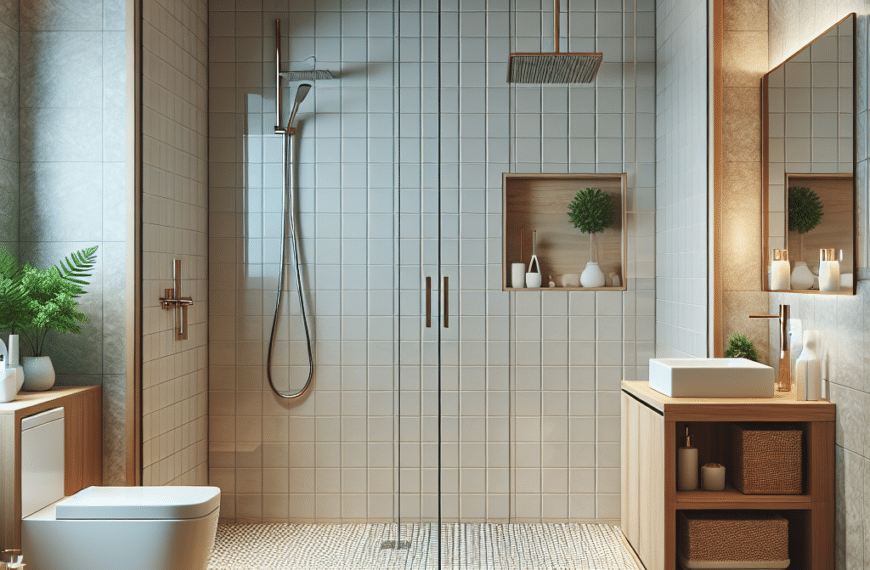 Renueva Tu Baño Reducido: Ducha al Fondo y Mamparas Minimalistas