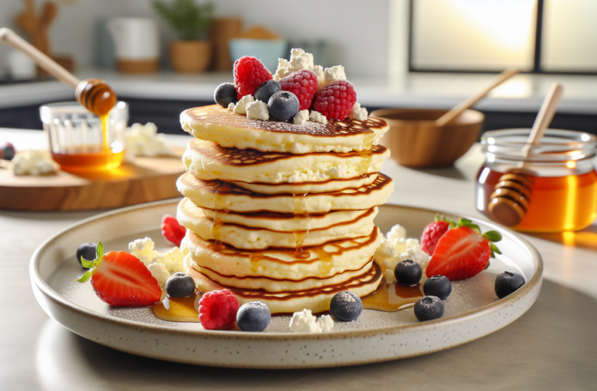 Deliciosas Tortitas de Requesón: Ricas en Proteínas y Fibra