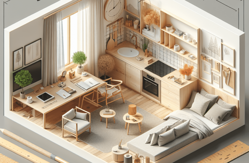 Confort Nórdico en Microespacios: Diseño Abierto en 34 m²