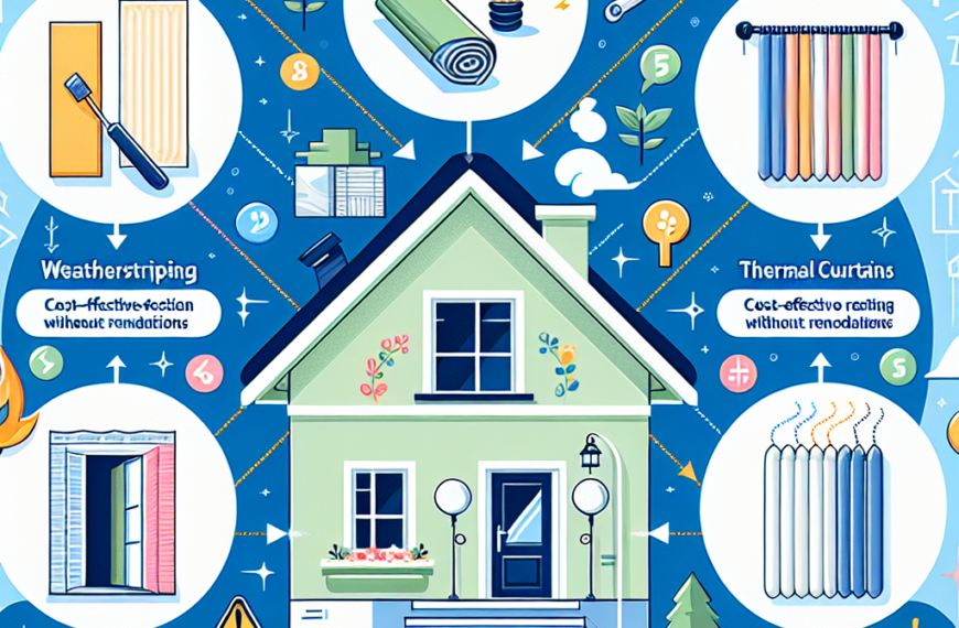 Cuatro Formas Económicas y Eficaces para Aislar tu Casa sin Renovaciones