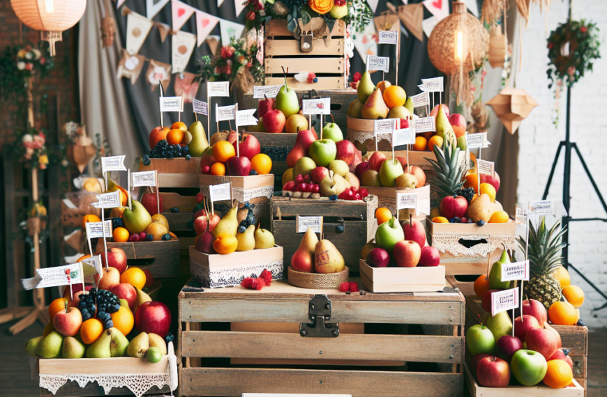 Cajas de Fruta Decorativas: Inspiración Única para Celebraciones y Eventos