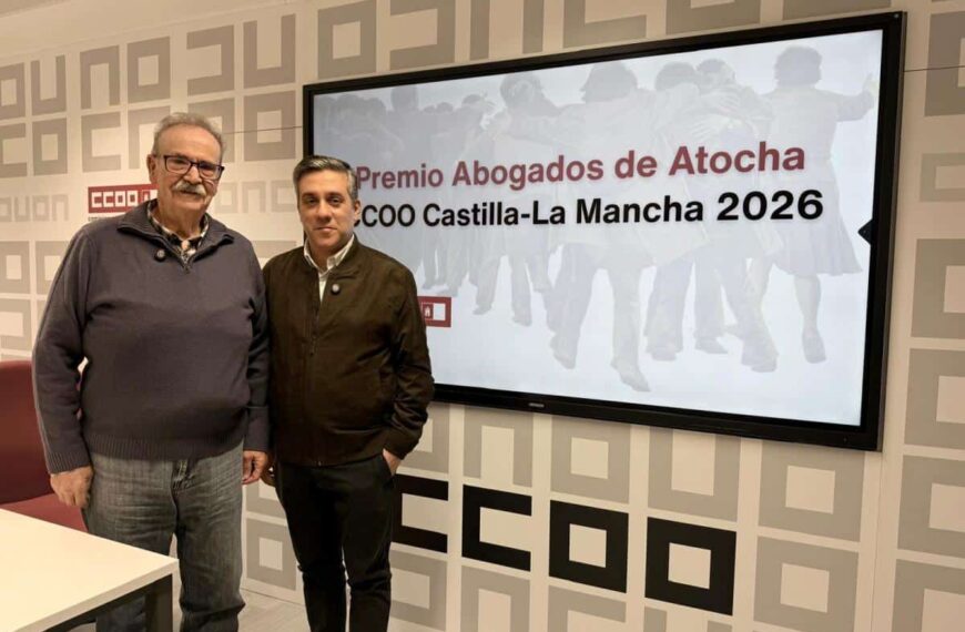 CCOO CLM Concede el Premio Abogados de Atocha 2026 a UNRWA