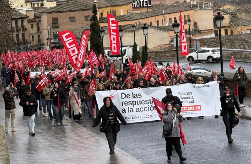 CCOO Convoca a 1.200 Delegados en Toledo para Demandar Salarios Justos, Vivienda Digna e Igualdad