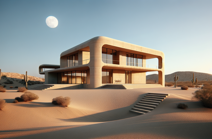 Hunter House: La Asombrosa Villa Minimalista en el Desierto de Arizona