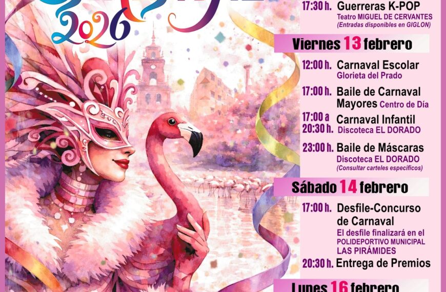 Todo listo para celebrar el Carnaval villacañero 2026