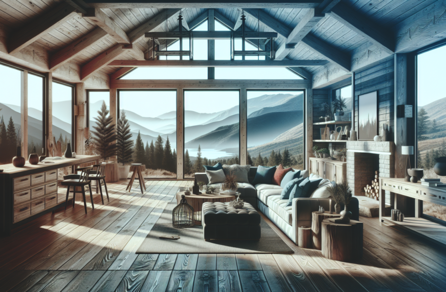 Paleta Cromática «Elegancia de Montaña»: Diseño Contemporáneo para Cabaña