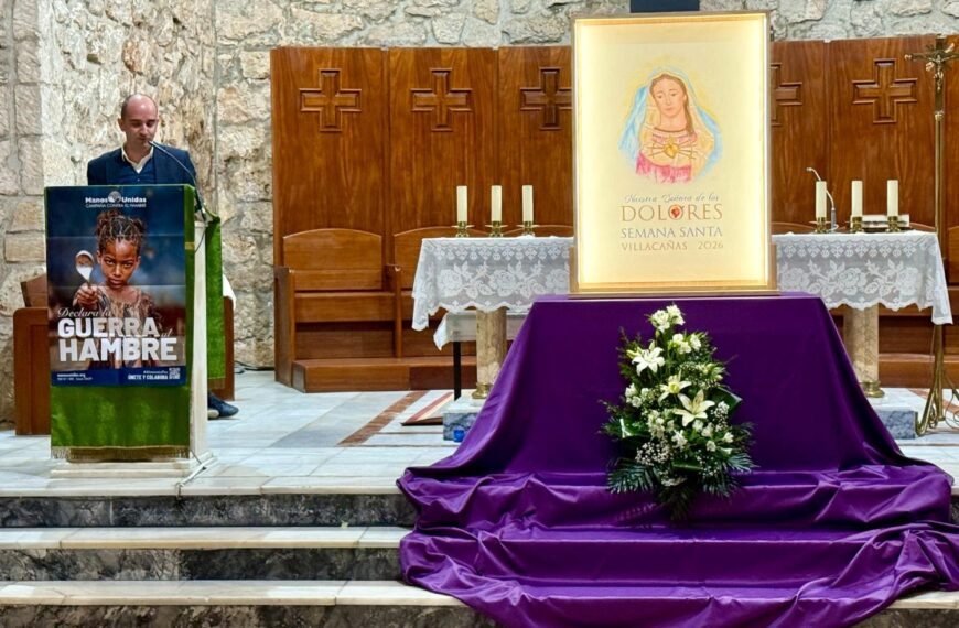 Presentado el cartel de la Semana Santa 2026 de Villacañas en la Iglesia de la Asunción