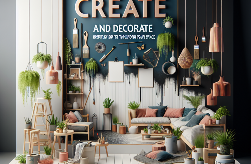 Crea y Decora: Inspiración para Transformar Tu Espacio