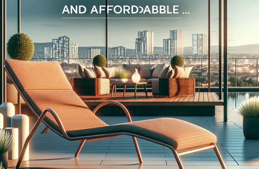 Action Lanza la Silla Lounge Más Moderna y Asequible para Tu Terraza