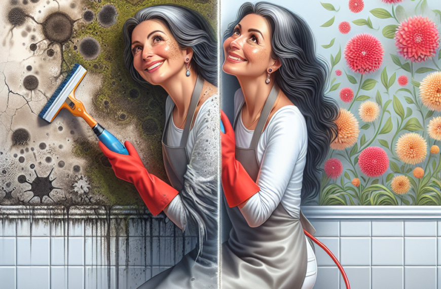Despedida al Moho: Elena Martínez Revoluciona la Limpieza y Decoración de Paredes