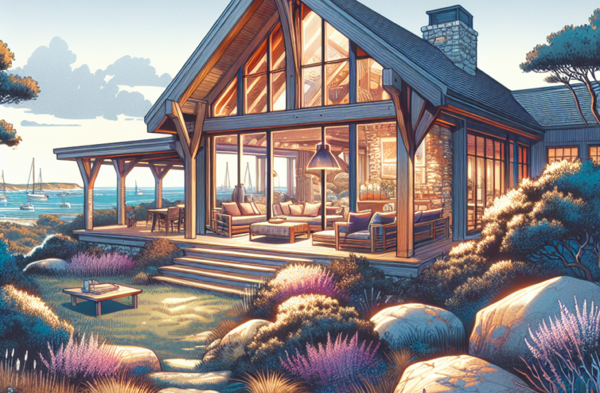 Encanto Costero: Integra Luz y Materiales Naturales en un Hogar de Martha’s Vineyard