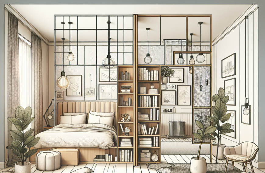 Innovadoras Ideas para Dividir un Dormitorio sin Renovaciones