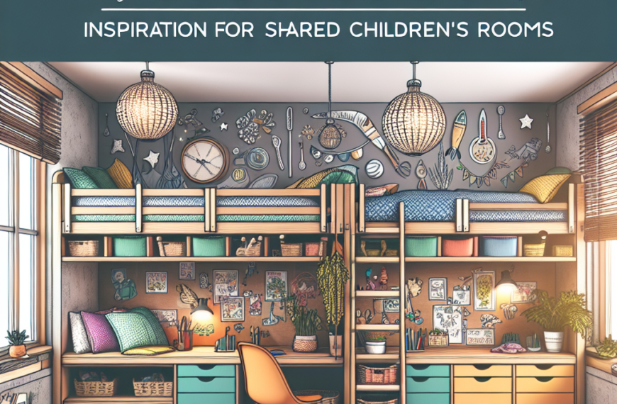 Creando Fantasía: Inspiración para Decorar Habitaciones Infantiles Compartidas