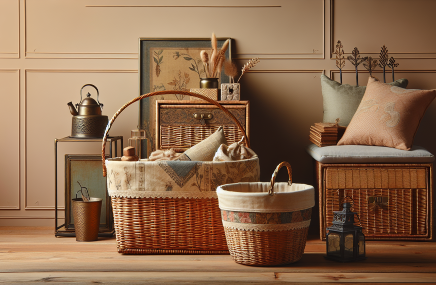 Cesta de Almacenaje Vintage: Estilo Clásico para Tu Hogar