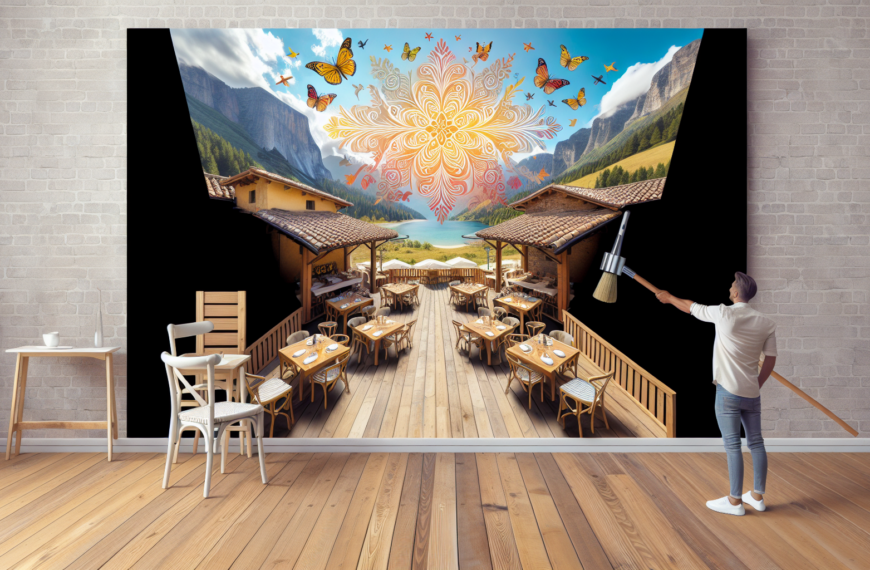 Transforma Tu Verano con el Papel Pintado Photowall SS26: La Magia de La Buzzing Trattoria