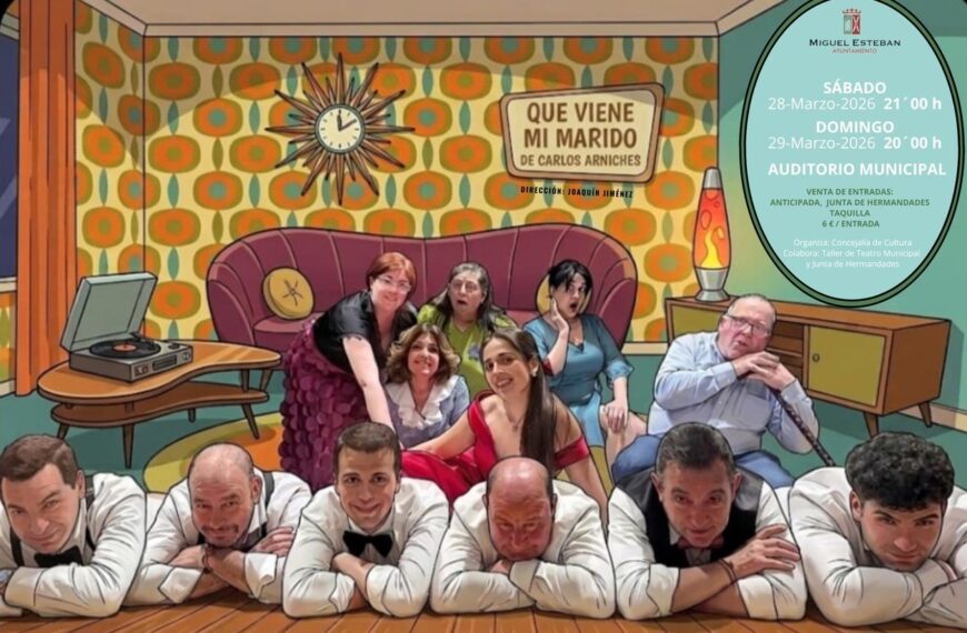 Miguel Esteban ofrecerá este fin de semana la comedia “¡Que viene mi marido!” de Carlos Arniches