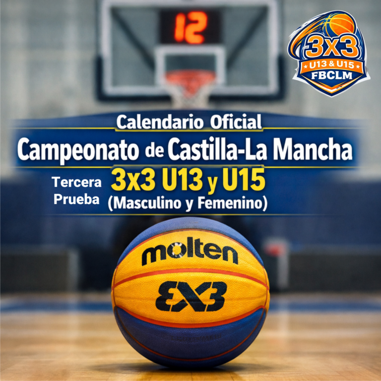 Todo Lo que Necesitas Saber sobre la Tercera Prueba de 3×3 FBCLM U13 y U15 en La Roda: Calendario, Horarios y Normativa