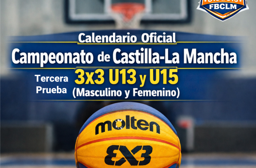 Todo Lo que Necesitas Saber sobre la Tercera Prueba de 3×3 FBCLM U13 y U15 en La Roda: Calendario, Horarios y Normativa