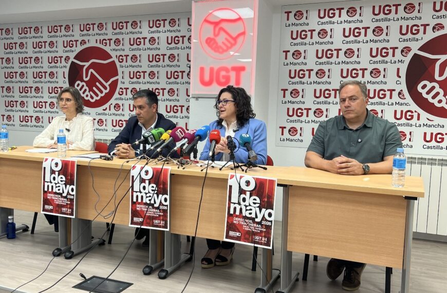UGT y CCOO convocan a la movilización en C-LM el 1 de mayo en defensa de salarios y derechos laborales.