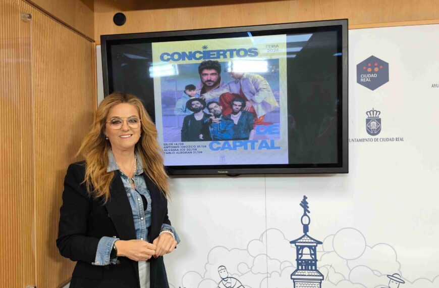 Ciudad Real anuncia su cartel musical para la Feria 2026 con Pablo Alborán y Antonio Orozco