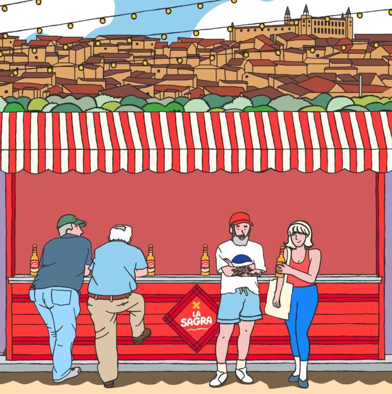 LA SAGRA y Costumbre de Club homenajean a Toledo con una colección de ilustraciones de edición limitada