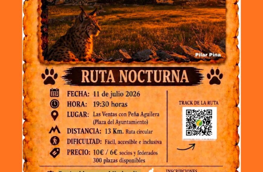 Las Ventas con Peña Aguilera acoge la III Ruta del Lince el 11 de julio