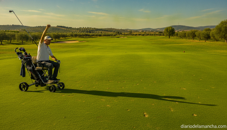 Ángel Castellanos se impone en el circuito de golf adaptado Madrid-CLM en Torrijos