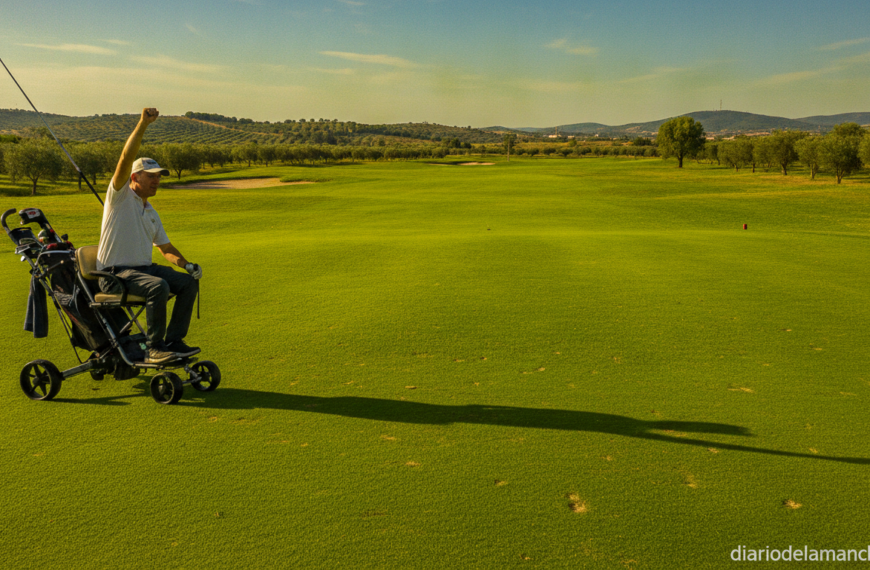 Ángel Castellanos se impone en el circuito de golf adaptado Madrid-CLM en Torrijos