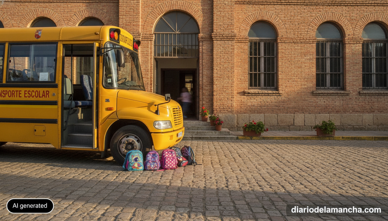 Transporte escolar CLM: plazo de alegaciones hasta el 2 de septiembre