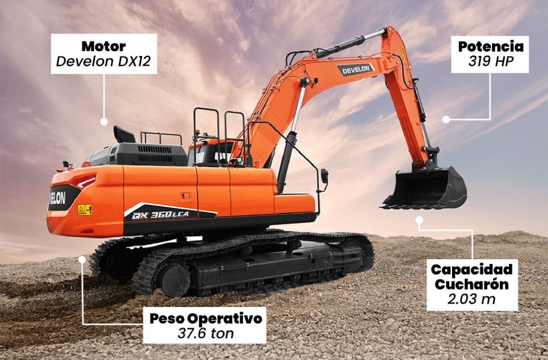 Develon Impulsa su Huella en la Construcción Mexicana con Excavadoras Innovadoras